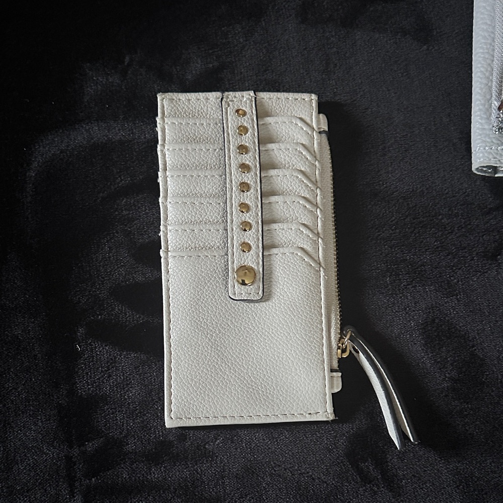 Stylish White Card Holder Wallet